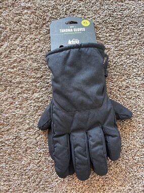 REI Coop Tahoma Gloves Black Men’s size XL NEW